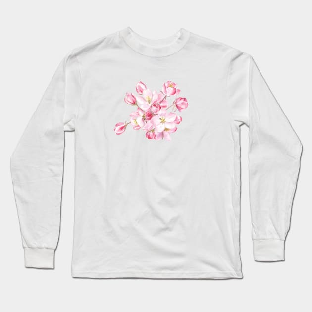 Cherry blossom Long Sleeve T-Shirt by Flowersforbear